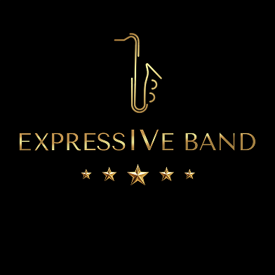 Expressive band logo